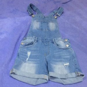 Good condition Light wash jean overalls